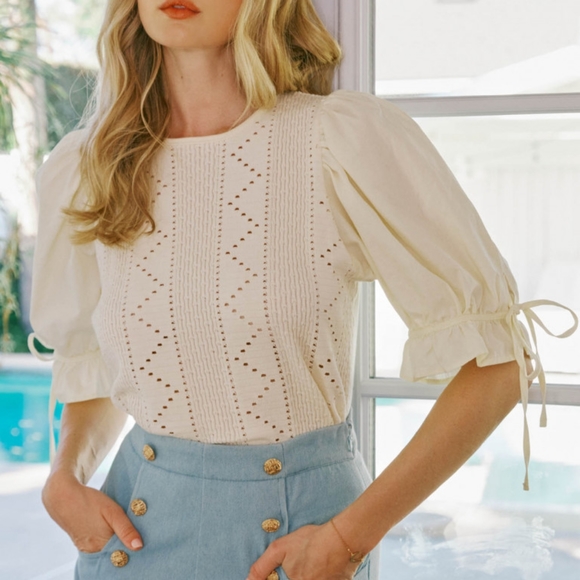 entro Tops - Crew Neck Sweater Top